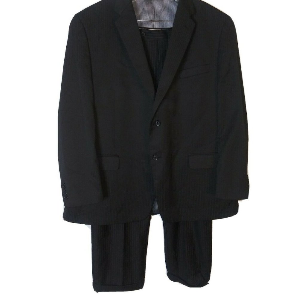 2 Piece Men Suit Joseph Abound pants 36×30 Black m